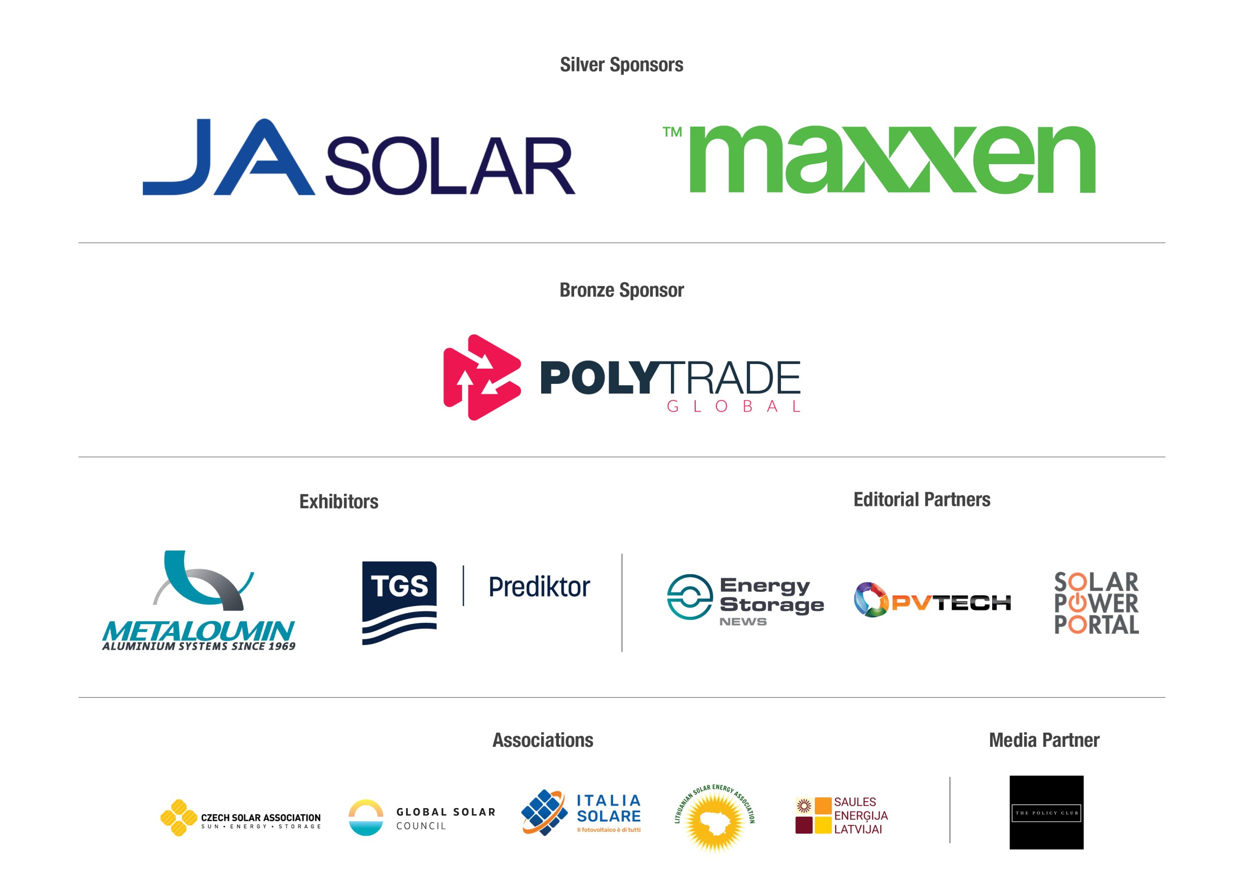 Large Scale Solar Southern Europe Summit Sponsors and Partners logo